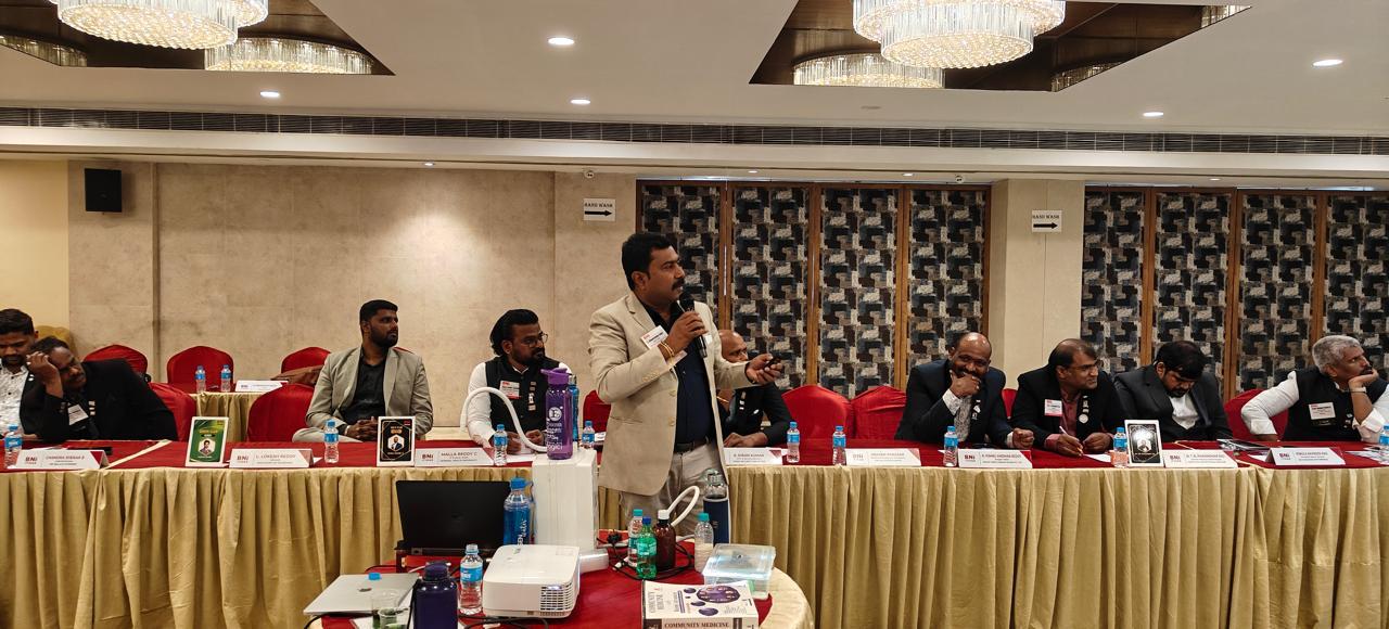 Speaking to a business networking audience about Kangen Water